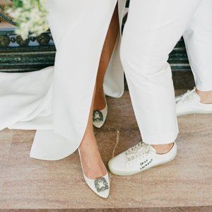 Manolo Blahnik Hangisi 70mm White satin pump Size 40